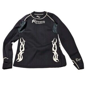 Kutting Weight Neoprene Sauna Suit Top 2XL Mens Black Tribal Workout Long Sleeve